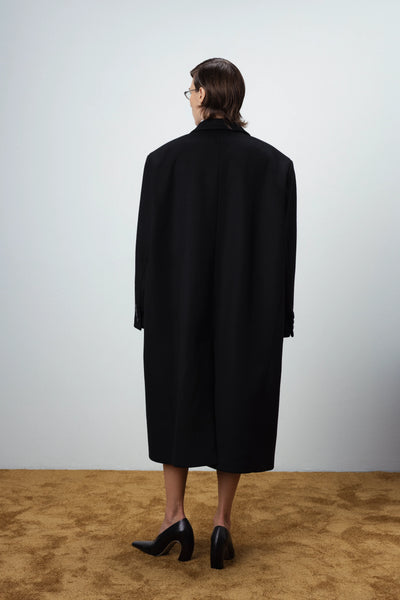 Statement wool black paltas