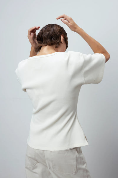 Kimono off-white marškinėliai