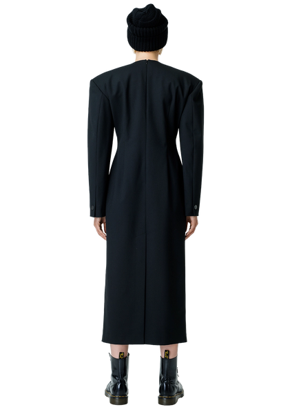Statement shoulder suknelė