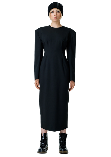 Statement shoulder suknelė