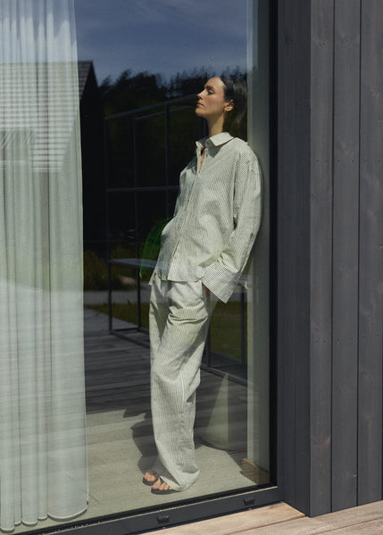 Kelnės MARI long linen