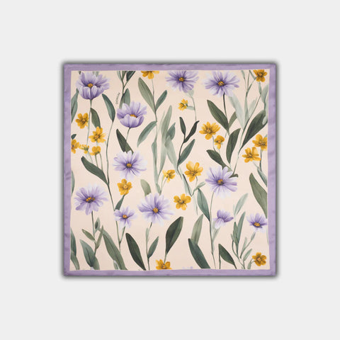 Šilkinė skarelė - Blossom NO.36 l 53 x 53 cm