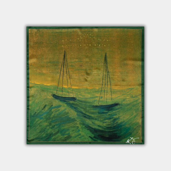 M.K. Čiurlionis - Saulė eina Svarstyklių ženklu l 68 x 68 cm