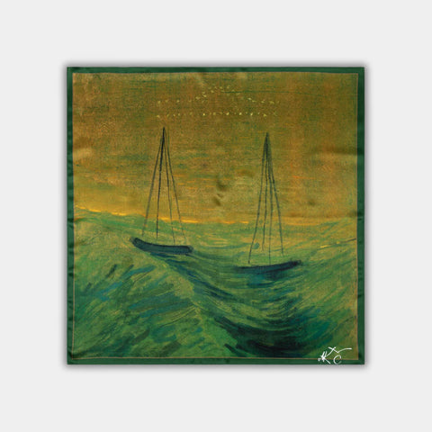 M.K. Čiurlionis - Saulė eina Svarstyklių ženklu l 68 x 68 cm