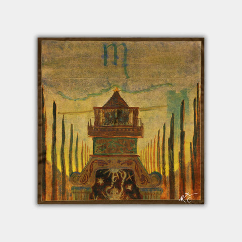 M.K. Čiurlionis - Saulė eina Skorpiono ženklu l 68 x 68 cm