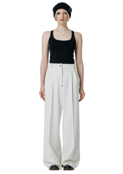 Wide-leg kelnės