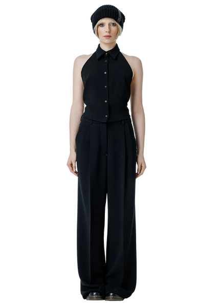 Wide-leg kelnės