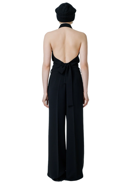Open-back collared palaidinė