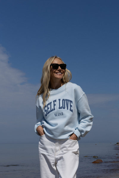 Džemperis SELF LOVE | Mėlyna