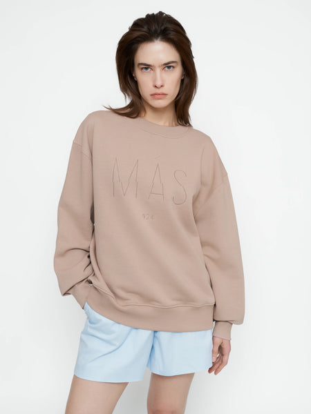 Unisex nude spalvos džemperis