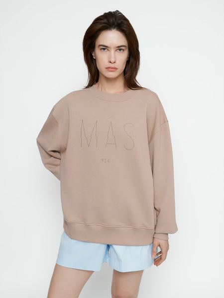 Unisex nude spalvos džemperis