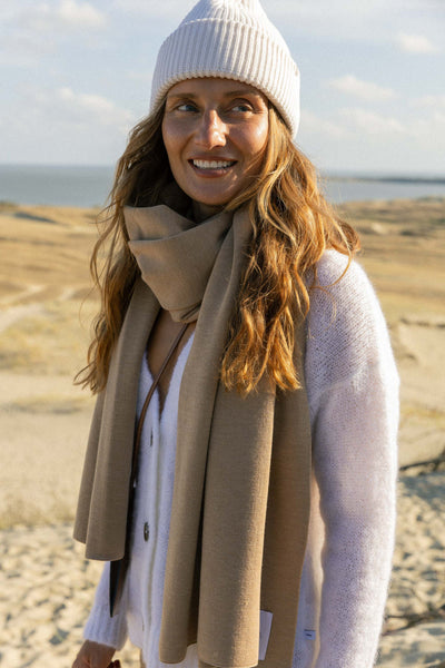 Rotondo 100% merino kepurė balta