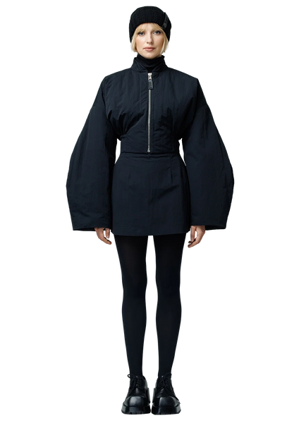 Cropped bomber švarkas
