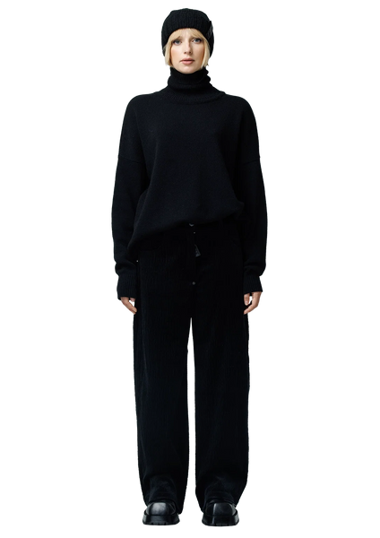 Premium wool megztinis (black)
