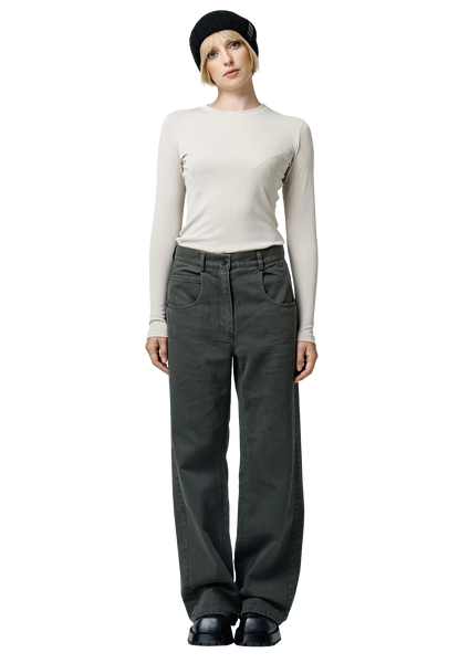 Muted denim kelnės