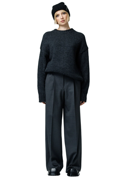Chunky knit megztinis (dark grey)