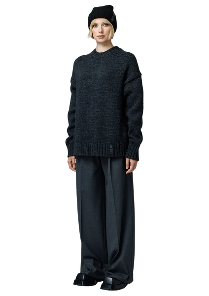 Chunky knit megztinis (dark grey)