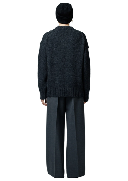 Chunky knit megztinis (dark grey)
