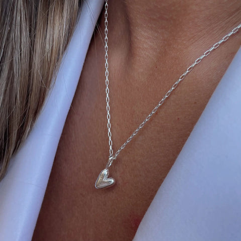 Product image 2 HEART big silver kaklo papuošalas