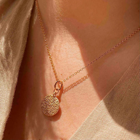 BESPOKEN 1.5 cm / 0.6 in 24K gold plated kaklo papuošalas