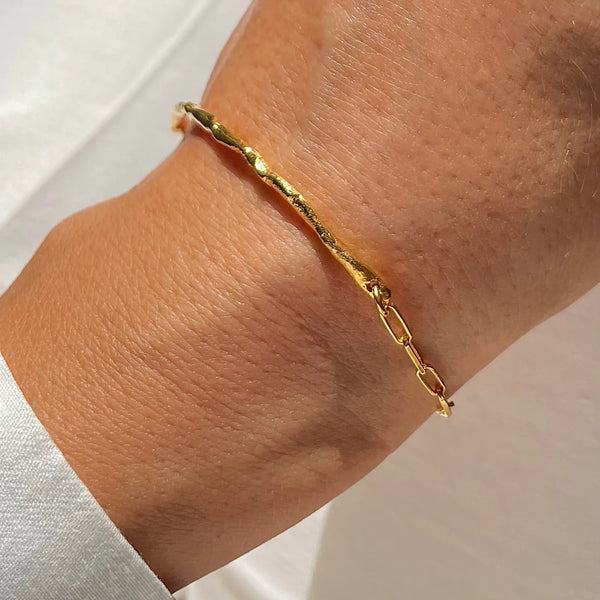 YELLOW SAPPHIRE BEE SET 24K gold plated apyrankė