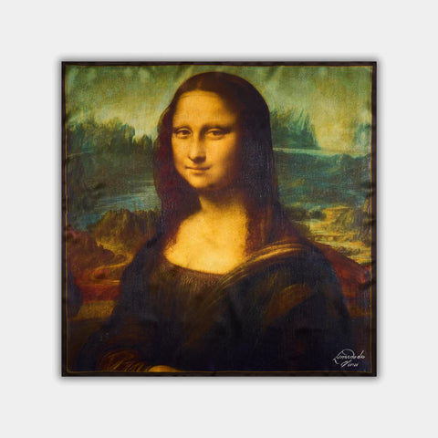 Leonardo da Vinci - Mona Liza l 68 x 68 cm