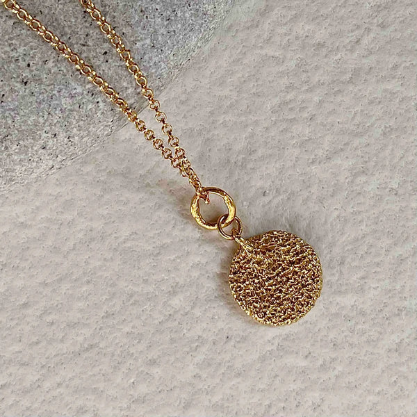 BESPOKEN 1.5 cm / 0.6 in 24K gold plated kaklo papuošalas