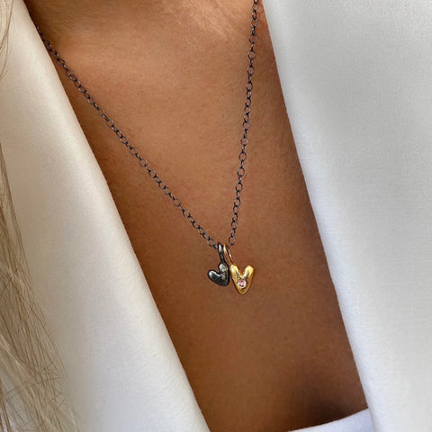 SAPPHIRE Double L o v e kaklo papuošalas