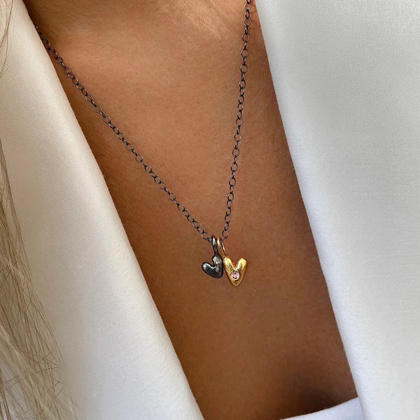 SAPPHIRE Double L o v e kaklo papuošalas