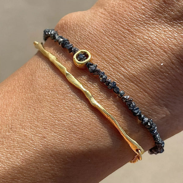 THIK HAND CRAFTED 24K gold plated apyrankė