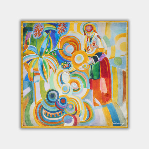 Robert Delaunay - Portugalių moteris l 68 x 68 cm