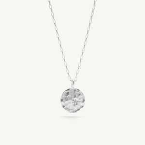 Lucky B e e small silver kaklo papuošalas