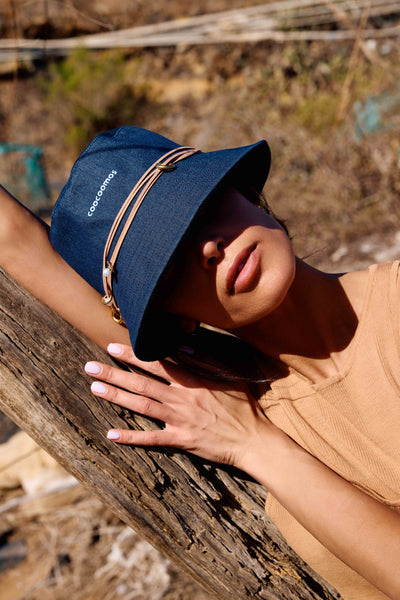 Bucket skrybelė denim