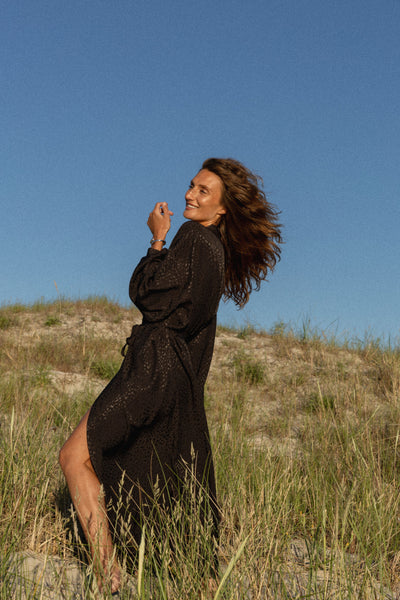 SERENITY kimono | CHOCOLATE
