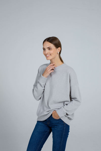 ‘AIMI’ light grey megztinis