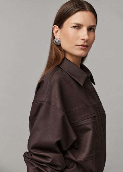 Marškiniai Adriana short – ruda