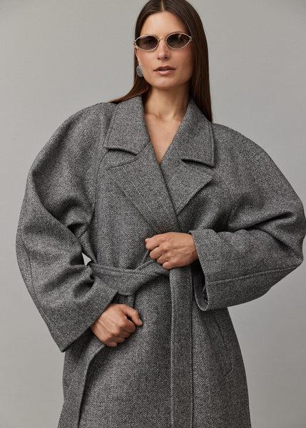 Paltas CLAUDIA - pilka