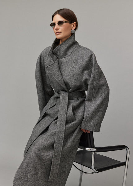 Paltas CLAUDIA - pilka