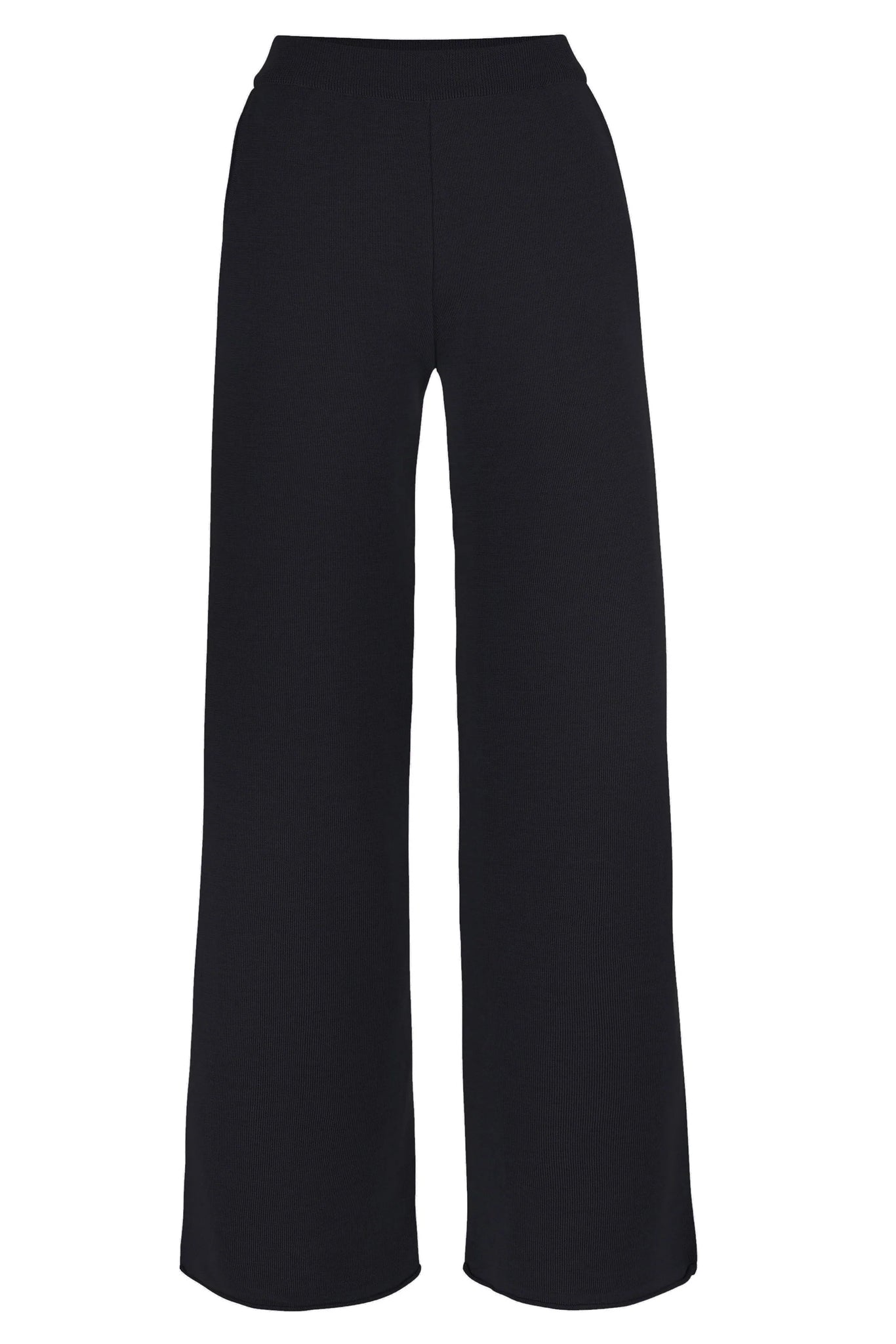 Bene plačios 100% merino kelnės juoda