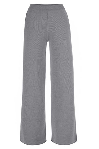 Bene plačios 100% merino kelnės šviesiai pilka
