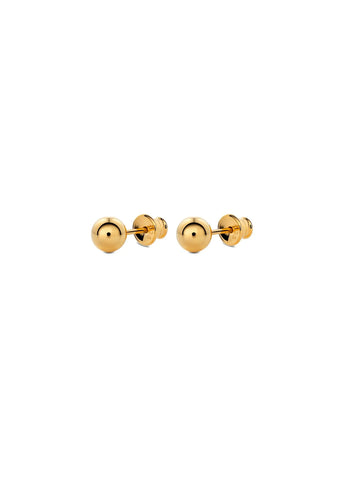 Big bubble gold auskarai