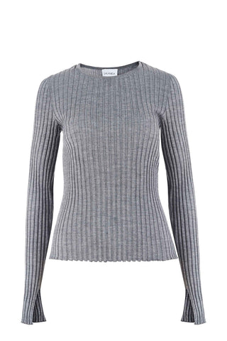 Brera 100% Merino palaidinė pilka