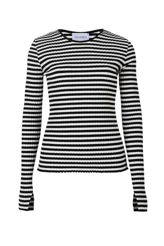 Brera 100% Merino palaidinė balta juoda