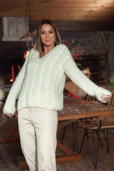 „Candlelight“ alpakos vilnos megztukas