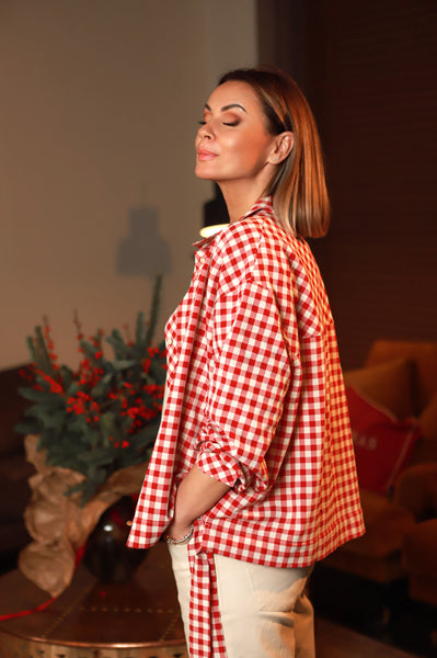 „Candy cane“ marškinių tipo švarkelis