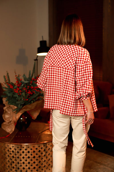 „Candy cane“ marškinių tipo švarkelis