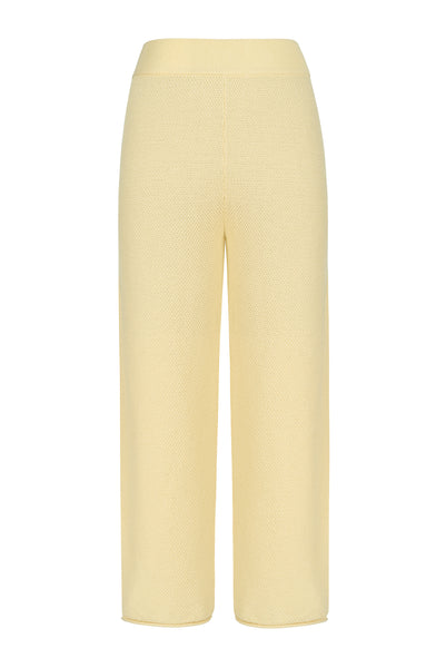 Giovana medvilnės kelnės geltonos