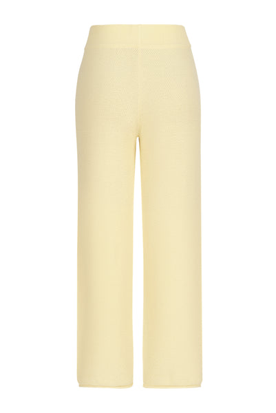 Giovana medvilnės kelnės geltonos