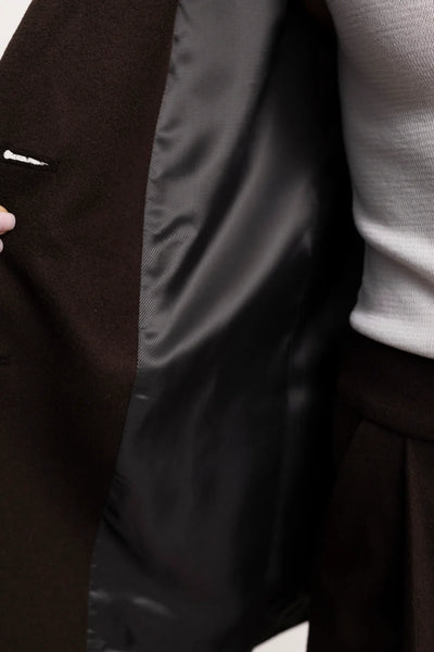 'CELINE' brown švarkas-puspaltis