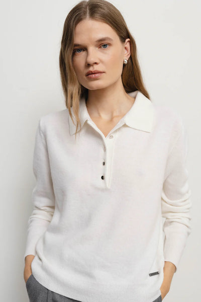 'CHARLOTTE' white palaidinė